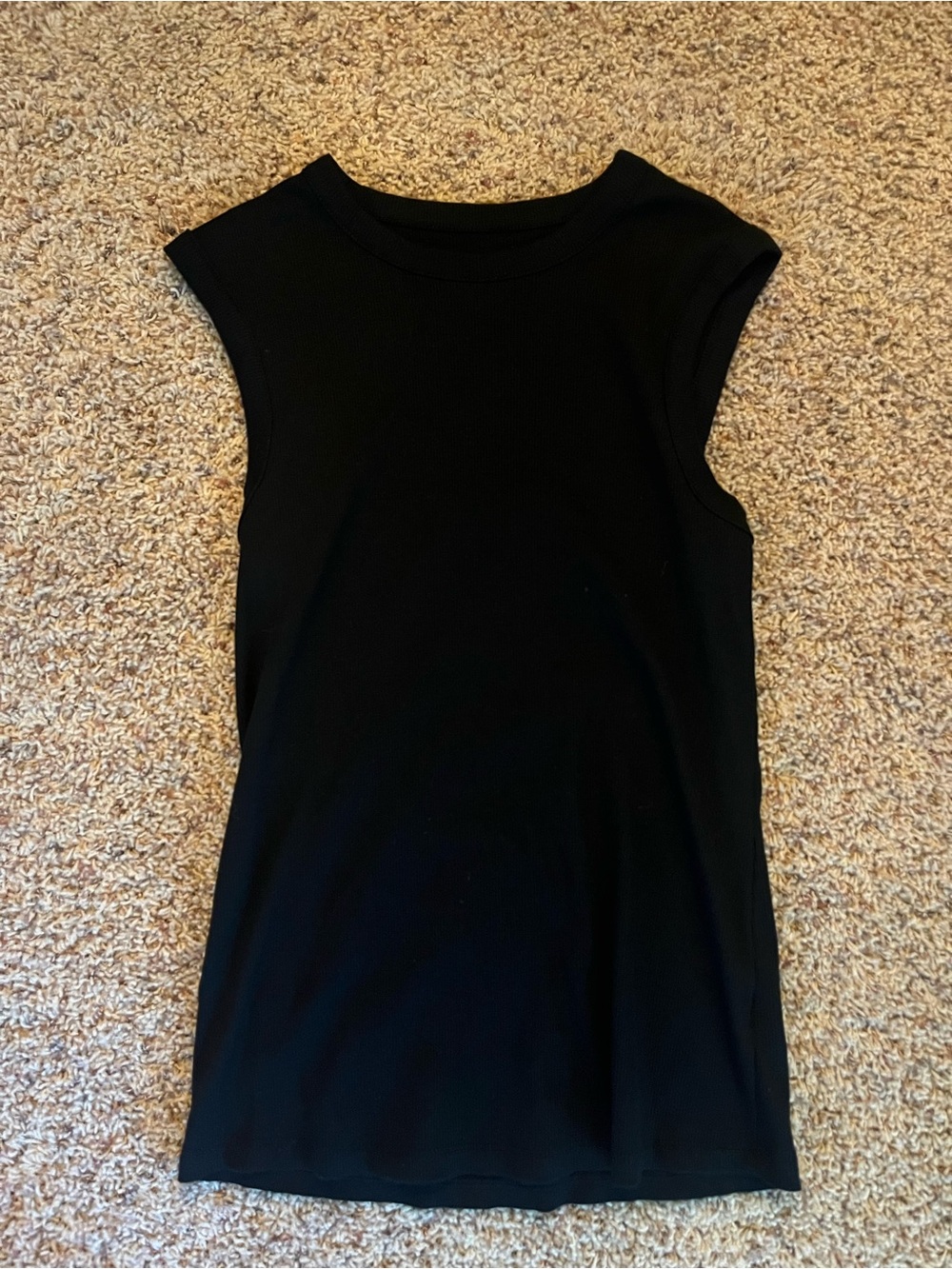 a new day Black Sleeveless Crewneck Tank Top